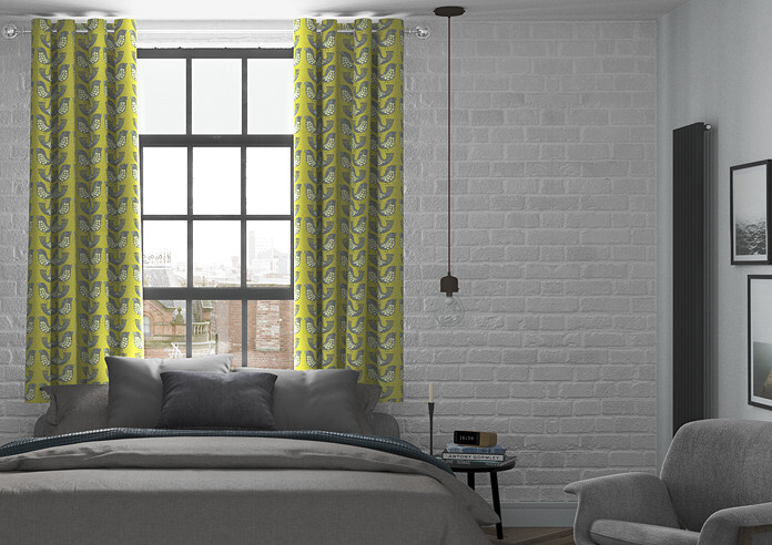 Scandi Birds, Kiwi - Made to Measure Curtains - Image 3